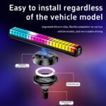 ⁦Lampe d’ambiance musicale pour voiture avec humidificateur RGB 1Pcs – مصباح موسيقي للسيارة مع معطر جو⁩ - الصورة ⁦10⁩