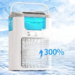 ⁦Climatiseur Portable et Refroidisseur d’air brumisateur – مبرد محمول ومعطر جو 2في1⁩ - الصورة ⁦2⁩