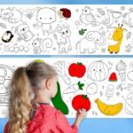 ⁦Rouleau de papier à colorier pour enfants 500*30 - ورق تلوين للأطفال⁩ - الصورة ⁦2⁩