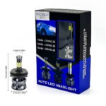 ⁦Kit Lampe de phare H1 LED 6 Directions 6000K - مصابيح إضاءة أمامية للسيارات⁩ - الصورة ⁦3⁩