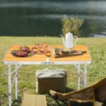 ⁦Table de Camping en Aluminium à Hauteur Réglable - طاولة تخييم ألمنيوم قابلة لتعديل الارتفاع⁩ - الصورة ⁦4⁩