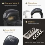 ⁦Anneau de Zikr Étanche avec Écran OLED iTasbih Faith+ Black - خاتم التسبيح الذكي المقاوم للماء بـ5 مقاسات⁩ - الصورة ⁦2⁩