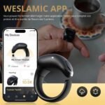 ⁦Anneau de Zikr Étanche avec Écran OLED iTasbih Faith+ Black - خاتم التسبيح الذكي المقاوم للماء بـ5 مقاسات⁩ - الصورة ⁦5⁩