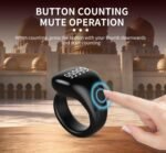 ⁦Anneau de Zikr Étanche avec Écran OLED iTasbih Salam+ - خاتم التسبيح الذكي المقاوم للماء بـ3 مقاسات⁩ - الصورة ⁦3⁩