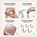 ⁦Anneau de Zikr Étanche avec Écran OLED iTasbih Faith+ Gold - خاتم التسبيح الذكي المقاوم للماء بـ5 مقاسات⁩ - الصورة ⁦4⁩