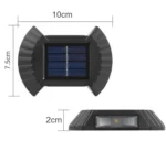 ⁦Appliques Murales Solaires Up & Down (Pack de 4Pcs) - طقم مصابيح حائط شمسية ذكية (4 قطع)⁩ - الصورة ⁦7⁩