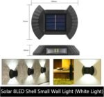 ⁦Appliques Murales Solaires Up & Down (Pack de 4Pcs) - طقم مصابيح حائط شمسية ذكية (4 قطع)⁩ - الصورة ⁦5⁩