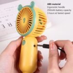 ⁦Mini Ventilateur Portable Rechargeable USB DD8009 - مروحة يد صغيرة محمولة (2 في 1)⁩ - الصورة ⁦3⁩
