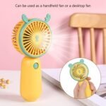 ⁦Mini Ventilateur Portable Rechargeable USB DD8009 - مروحة يد صغيرة محمولة (2 في 1)⁩ - الصورة ⁦7⁩