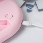 ⁦Ventilateur Pliable Rechargeable avec Support Téléphone - مروحة مكتب ويد قابلة للطي مع حامل هاتف⁩ - الصورة ⁦5⁩