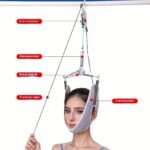 ⁦Cervical Traction Frame - موسع عنق قابل للتعديل مع خطاف بارتفاع قابل للتحكم⁩ - الصورة ⁦6⁩