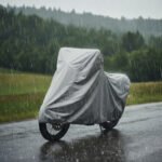 ⁦Housse de Moto Ultra Légère Motif Yamaha Taille Extensible - غطاء دراجة نارية احترافي قابل للتمدد⁩ - الصورة ⁦3⁩