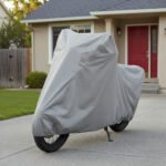 ⁦Housse de Moto Ultra Légère Motif Yamaha Taille Extensible - غطاء دراجة نارية احترافي قابل للتمدد⁩ - الصورة ⁦2⁩