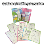 ⁦Tablette Magique Éducative LCD pour Enfants avec 20 Papiers de Dessins - اللوحة السحرية التعليمية للأطفال مع قوالب الرسم⁩ - الصورة ⁦3⁩