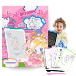 ⁦Tablette Magique Éducative LCD pour Enfants avec 20 Papiers de Dessins - اللوحة السحرية التعليمية للأطفال مع قوالب الرسم⁩ - الصورة ⁦10⁩