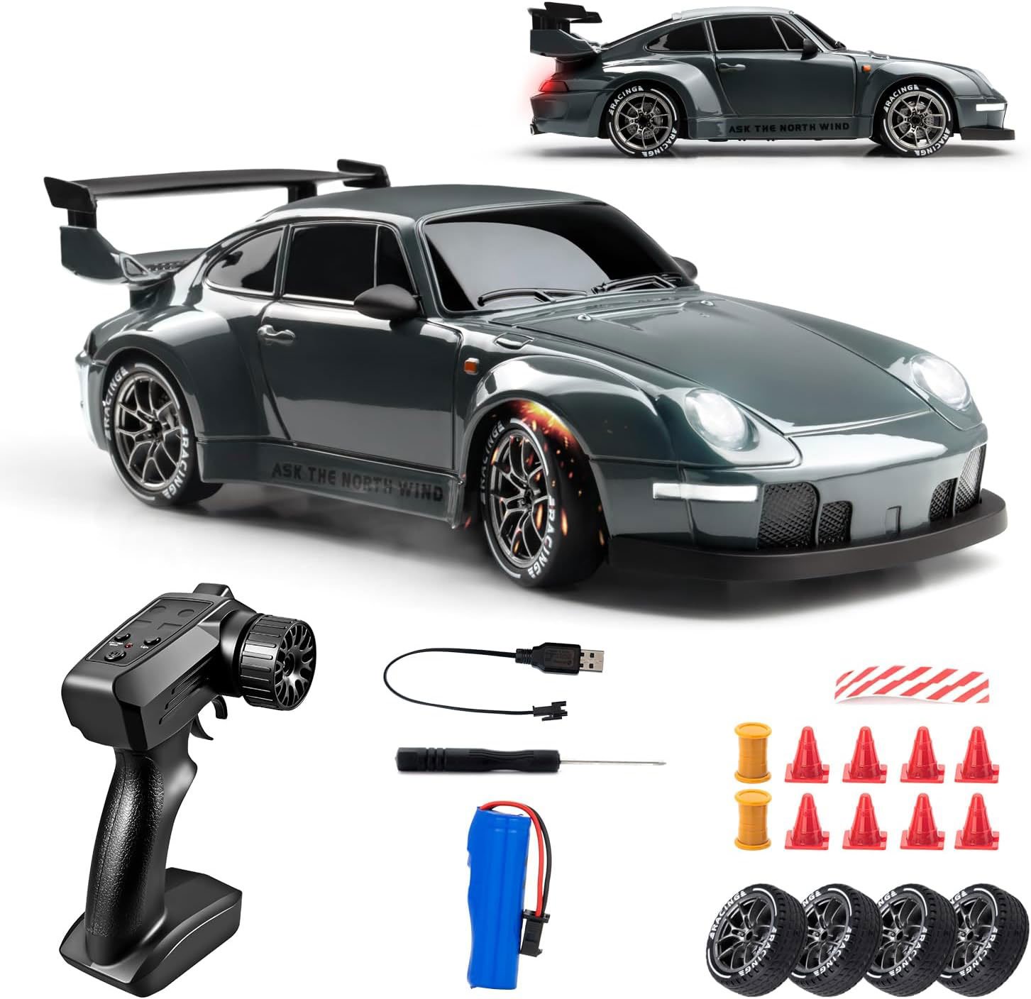 1777984741880_z6xzy09r_rc-drift-cnc Voiture de Course RC Drift Haute Performance avec Télécommande - سيارة سباق ودرِفت احترافية بجهاز تحكم عن بعد - الصورة 1