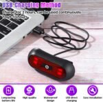 ⁦Feu arrière LED intelligent pour casque - مصباح تحذيري خلفي للخوذة للدراجات النارية⁩ - الصورة ⁦3⁩