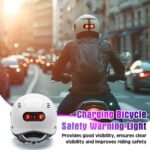⁦Feu arrière LED intelligent pour casque - مصباح تحذيري خلفي للخوذة للدراجات النارية⁩ - الصورة ⁦2⁩