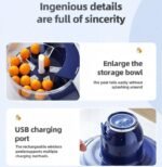 ⁦Éplucheur Électrique Innovant pour Fruits et Légumes - مقشرة الفواكه والخضروات⁩ - الصورة ⁦5⁩