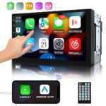 Autoradio MP5 G-555 avec CarPlay et Android Auto - مشغل راديو وسائط السيارة