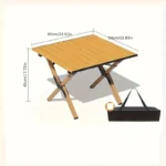 ⁦Table de Pique-Nique Pliable en Alliage d'Aluminium 60cm - طاولة التخييم والنزهات الاحترافية القابلة للطي⁩ - الصورة ⁦10⁩