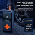 ⁦Gonfleur de pneus portable sans fil arrêt automatique MK-330 - جهاز ضغط العجلات محمول⁩ - الصورة ⁦4⁩