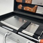 ⁦Coffret de Couteaux Professionnel avec Valise en Aluminium 9Pcs - طقم سكاكين الجزارة في حقيبة ألمنيوم صلبة⁩ - الصورة ⁦3⁩