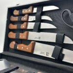 ⁦Coffret de Couteaux Professionnel avec Valise en Aluminium 9Pcs - طقم سكاكين الجزارة في حقيبة ألمنيوم صلبة⁩ - الصورة ⁦4⁩