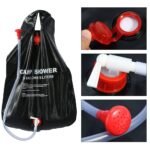 ⁦Sac de douche solaire avec pommeau de douche interchangeable 20L - حقيبة الاستحمام الشمسية المحمولة سعة 20 لتر⁩ - الصورة ⁦2⁩