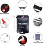 ⁦Sac de douche solaire avec pommeau de douche interchangeable 20L - حقيبة الاستحمام الشمسية المحمولة سعة 20 لتر⁩ - الصورة ⁦6⁩