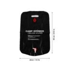 ⁦Sac de douche solaire avec pommeau de douche interchangeable 20L - حقيبة الاستحمام الشمسية المحمولة سعة 20 لتر⁩ - الصورة ⁦7⁩