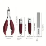 ⁦Kit de Manucure et Pédicure Professionnel (4 Pièces) - طقم العناية بالأظافر والمانيكير المكون من 4 قطع⁩ - الصورة ⁦4⁩