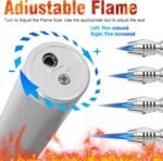 ⁦Mini Briquet Torche Professionnel à Jet Flamme - ولاعة مقاومة للرياح (1300 درجة)⁩ - الصورة ⁦6⁩
