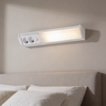 ⁦Applique murale linéaire 10W 50cm avec 2 prises - مصباح جداري خطي مزود بمقبسين⁩ - الصورة ⁦14⁩
