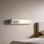 ⁦Applique murale linéaire 10W 50cm avec 2 prises - مصباح جداري خطي مزود بمقبسين⁩ - الصورة ⁦12⁩