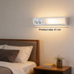 ⁦Applique murale linéaire 10W 50cm avec 2 prises - مصباح جداري خطي مزود بمقبسين⁩ - الصورة ⁦13⁩