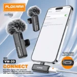 Microphone cravate sans fil Plokama VM-20 2,4 GHz - ارتقِ بصوتك إلى المستوى الاحترافي مع ميكروفون اللاسلكي المزدوج