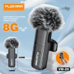 ⁦Microphone cravate sans fil Plokama VM-20 2,4 GHz - ارتقِ بصوتك إلى المستوى الاحترافي مع ميكروفون اللاسلكي المزدوج⁩ - الصورة ⁦4⁩