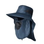 ⁦Chapeau de protection solaire printemps-été avec couvrant le visage - قبعة للحماية من الشمس بتصميم شال تغطي الوجه⁩ - الصورة ⁦3⁩