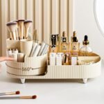 ⁦Organisateur de Maquillage Rotatif à 360° Deux Zones - منظم المكياج والأدوات الدوار 360 درجة⁩ - الصورة ⁦7⁩
