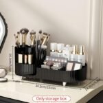 ⁦Organisateur de Maquillage Rotatif à 360° Deux Zones - منظم المكياج والأدوات الدوار 360 درجة⁩ - الصورة ⁦6⁩