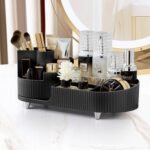 Organisateur de Maquillage Rotatif à 360° Deux Zones - منظم المكياج والأدوات الدوار 360 درجة