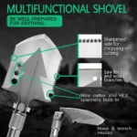 ⁦Pelle de Camping Pliable de Haute Qualité Multifonctionnelle - مجرفة التخييم والمهمات الشاقة القابلة للطي (3 وضعيات)⁩ - الصورة ⁦2⁩