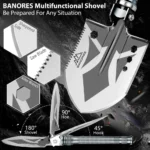 ⁦Pelle de Camping Pliable de Haute Qualité Multifonctionnelle - مجرفة التخييم والمهمات الشاقة القابلة للطي (3 وضعيات)⁩ - الصورة ⁦5⁩