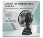 ⁦Ventilateur de Table Rechargeable avec Batterie Lithium 24V - مروحة مع بطارية كبيرة قابلة للشحن⁩ - الصورة ⁦8⁩