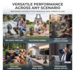 ⁦Ventilateur de Table Rechargeable avec Batterie Lithium 24V - مروحة مع بطارية كبيرة قابلة للشحن⁩ - الصورة ⁦11⁩