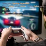 ⁦TV Box & Game Console M77 Ultra HD avec Deux Manettes et Télécommande - جهاز الترفيه والألعاب المتكامل⁩ - الصورة ⁦5⁩