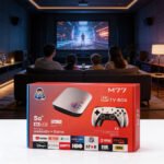 ⁦TV Box & Game Console M77 Ultra HD avec Deux Manettes et Télécommande - جهاز الترفيه والألعاب المتكامل⁩ - الصورة ⁦7⁩