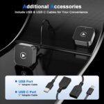 ⁦Adaptateur Sans Fil CarPlay et Android Auto pour Voitures - محول السيارة الذكي 2 في 1⁩ - الصورة ⁦6⁩