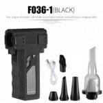 ⁦Souffleur Turbo et Aspirateur Portable F036-1 avec Accessoires - منفاخ ومكنسة الهواء التوربينية المحمولة (2 في 1)⁩ - الصورة ⁦9⁩